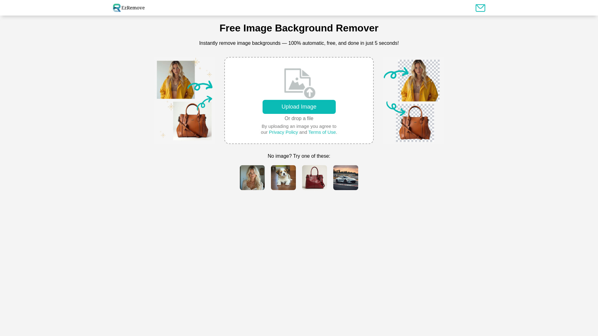 Free Image Background Remover (No Ads & No sign-up)