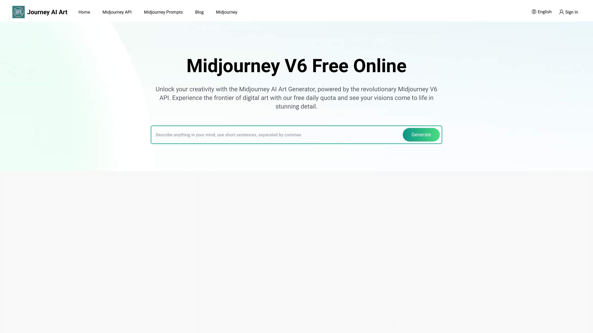 免費的 Midjourney AI 藝術生成器