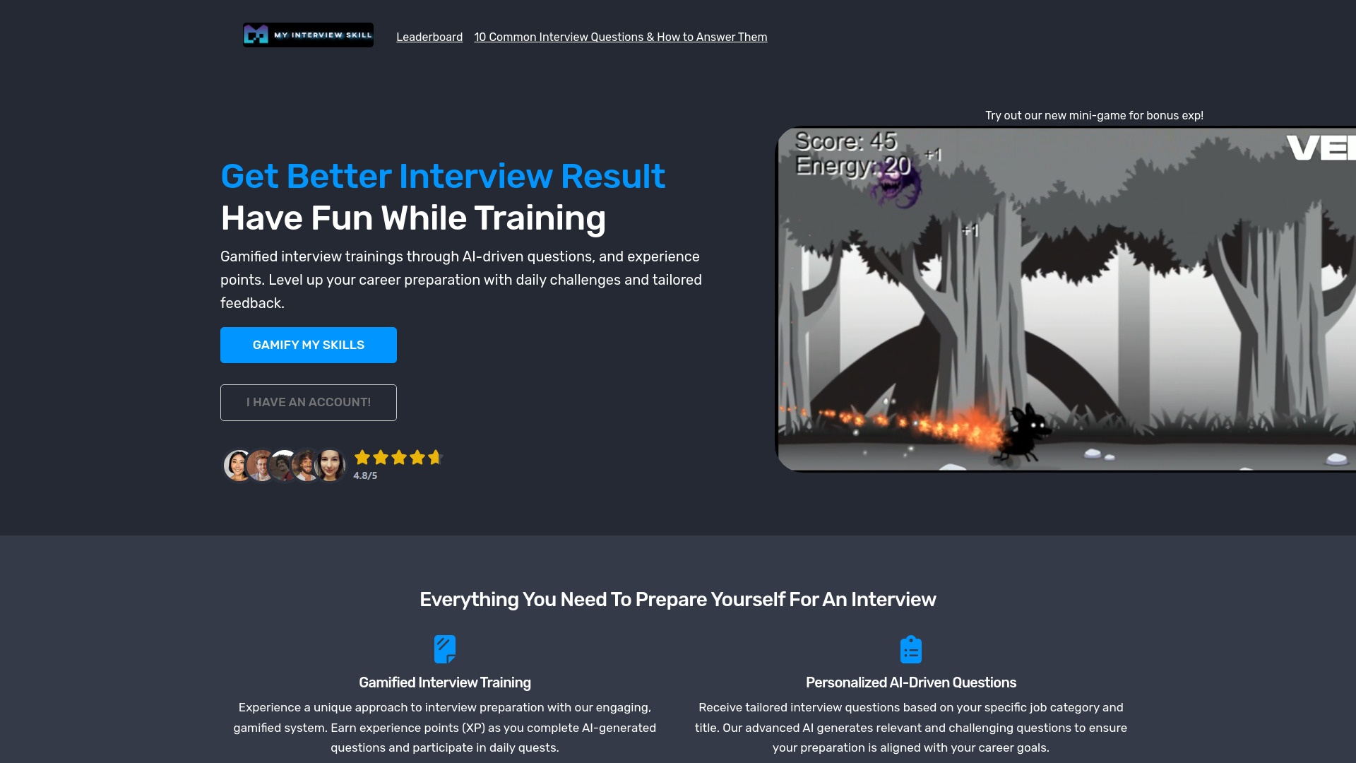 Gamified-Interview-Training