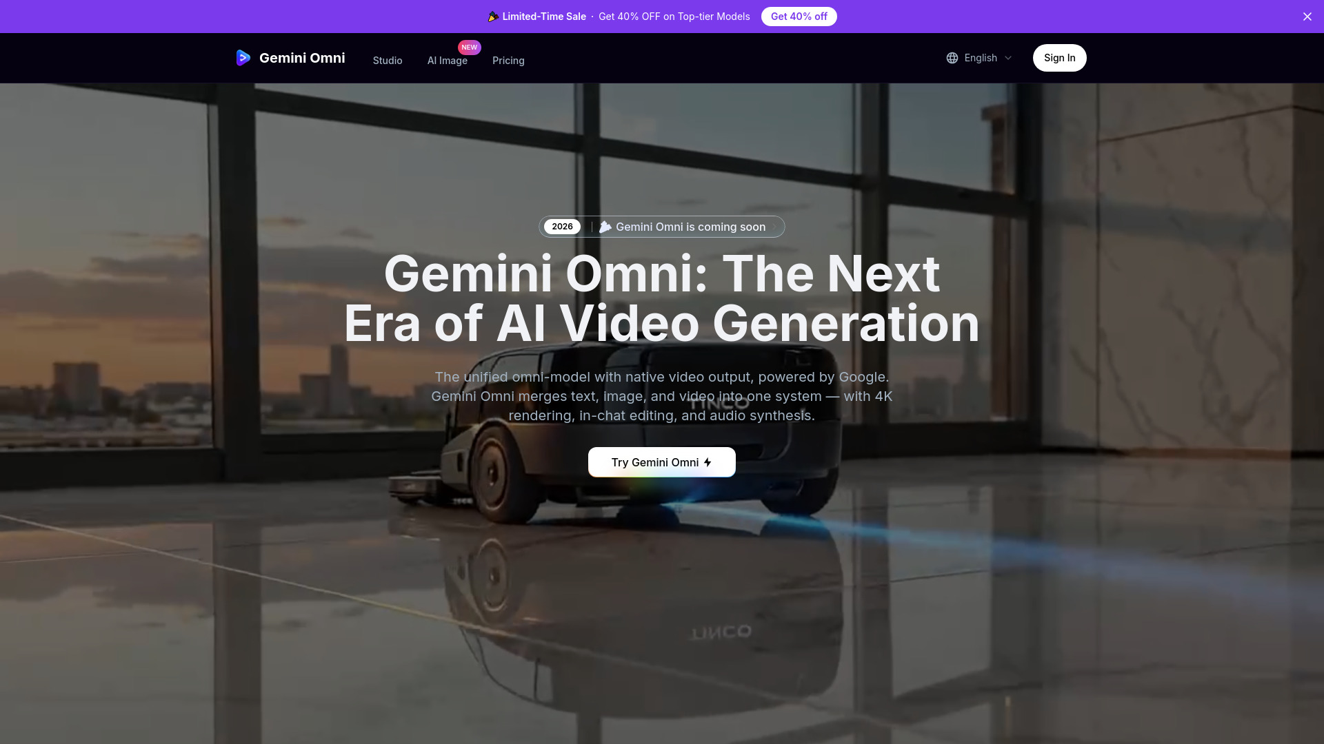 Gemini Omni AI 视频生成器
