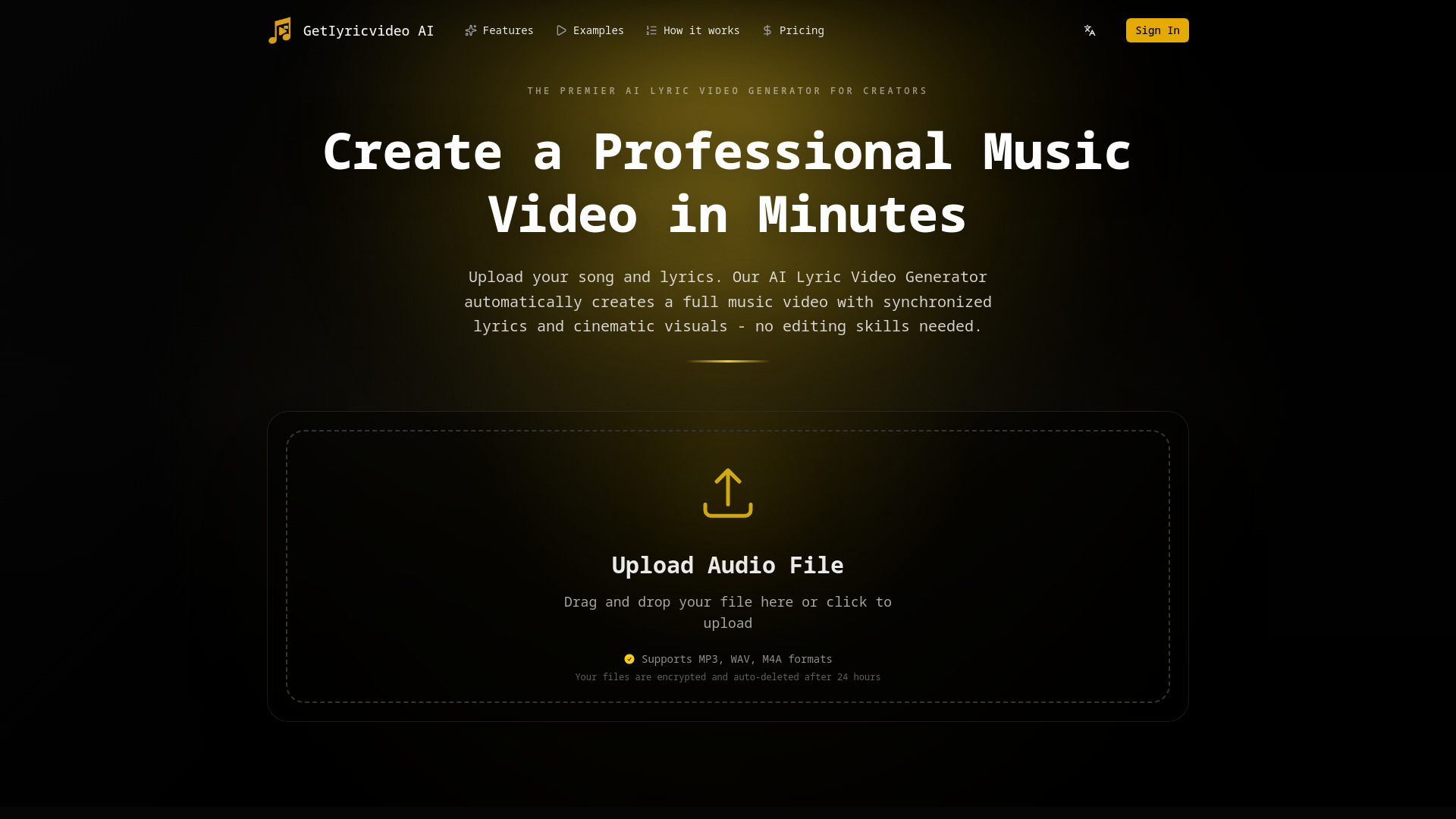 ObtenhaLyricVideo AI