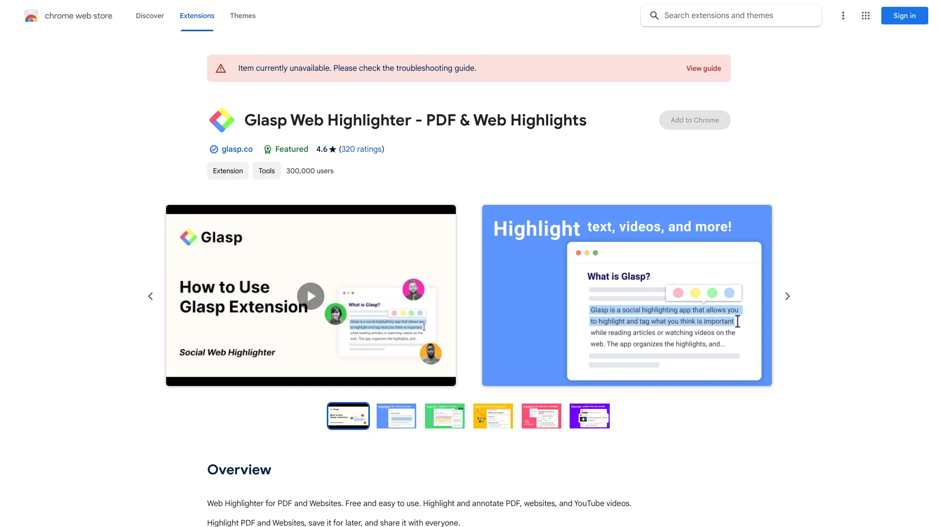 Glasp Web Highlighter - PDF & Web Highlights