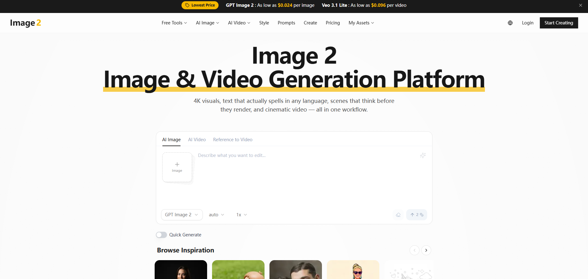 GPT Image 2 - Générateur d'images AI Advanced Image 2 gratuit