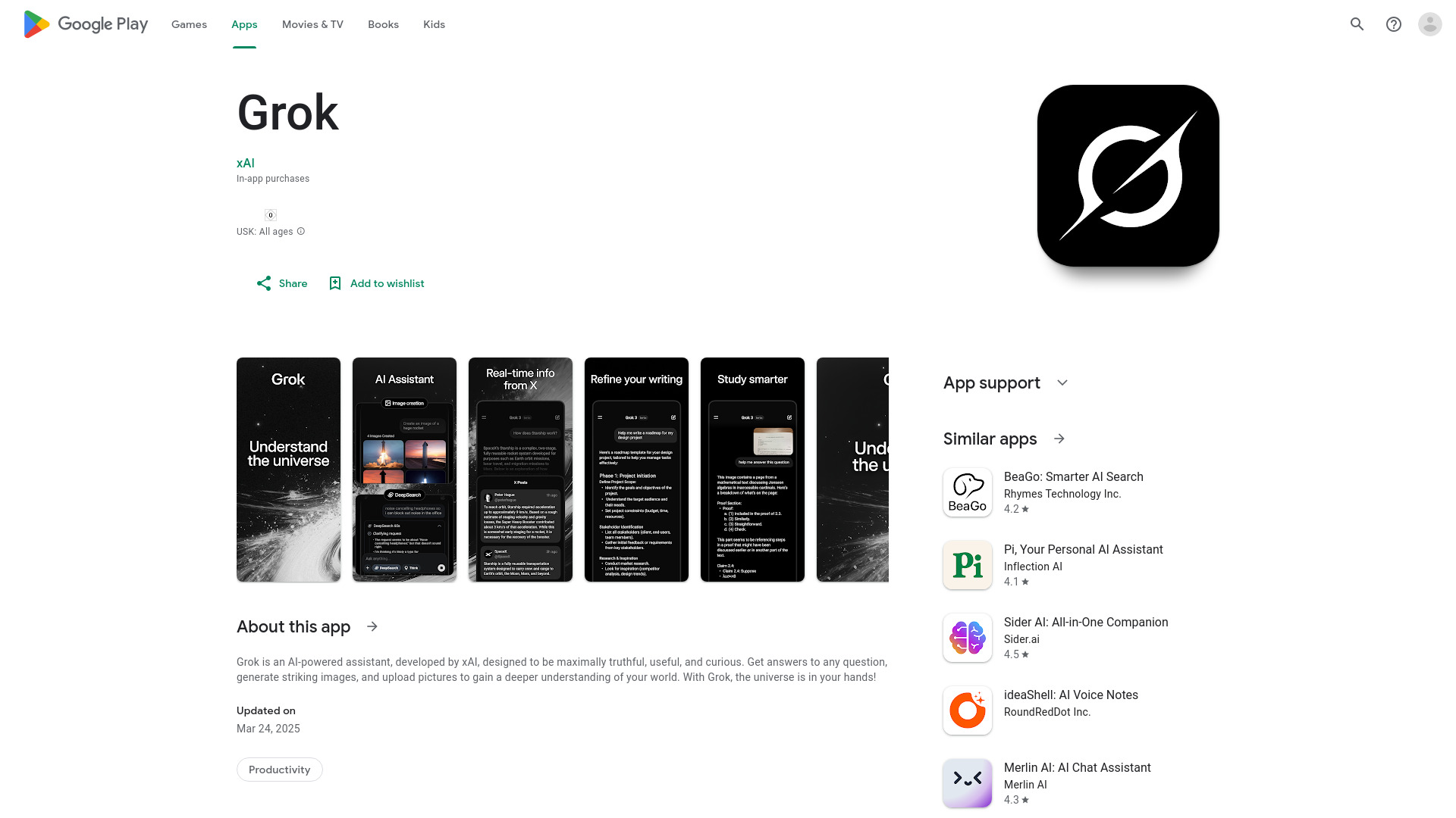 为Android grok