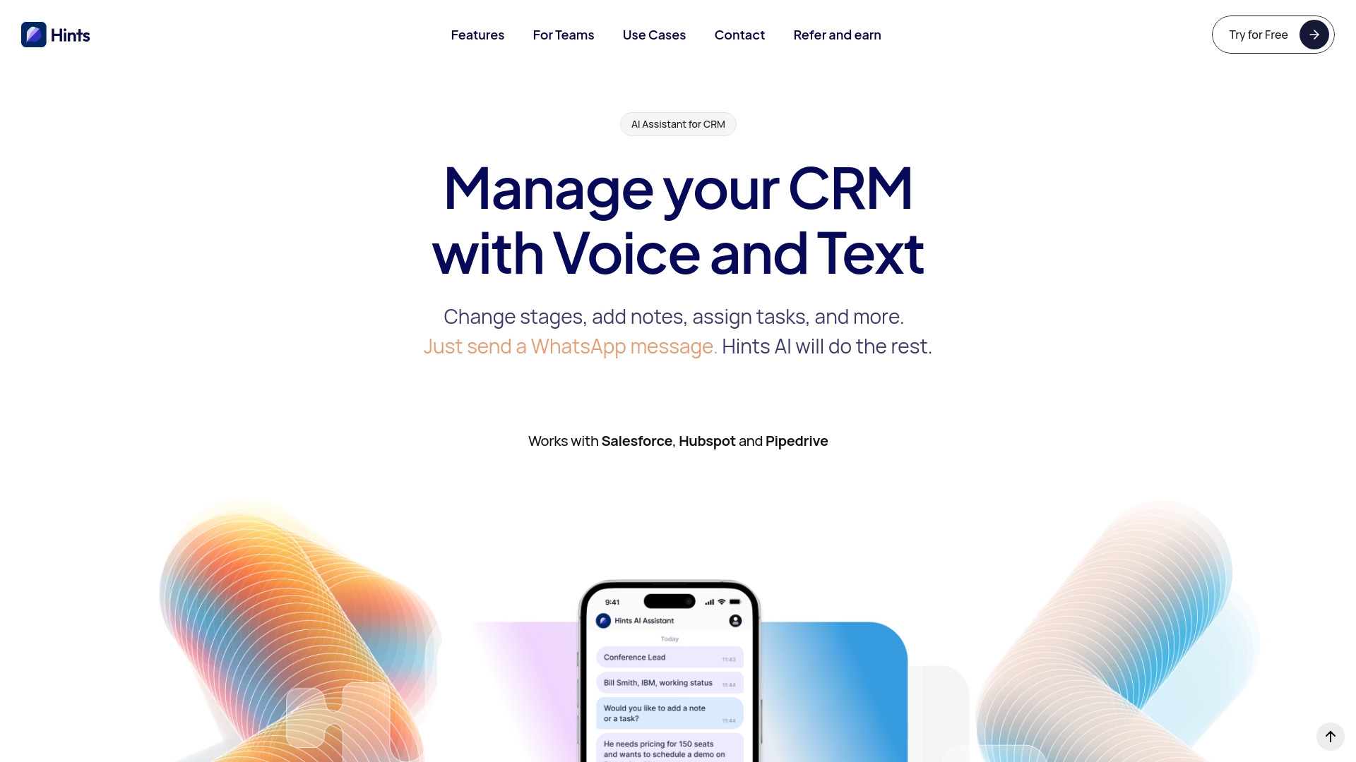 Dicas: CRM AI Assistente