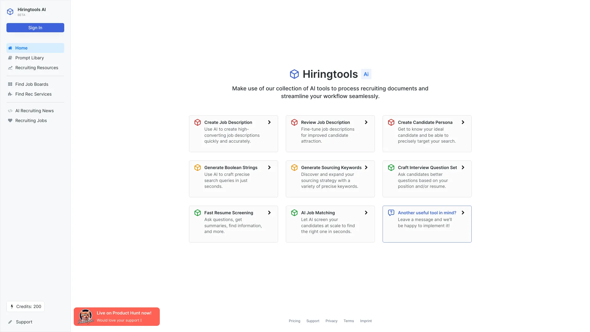 Hiringtools AI