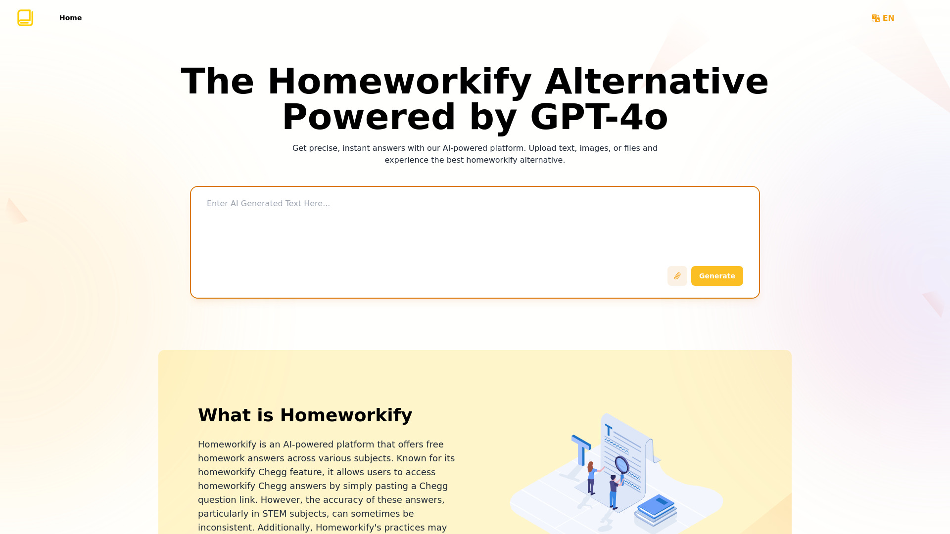 Homeworkify.im : GPT-4o를 사용한 숙제