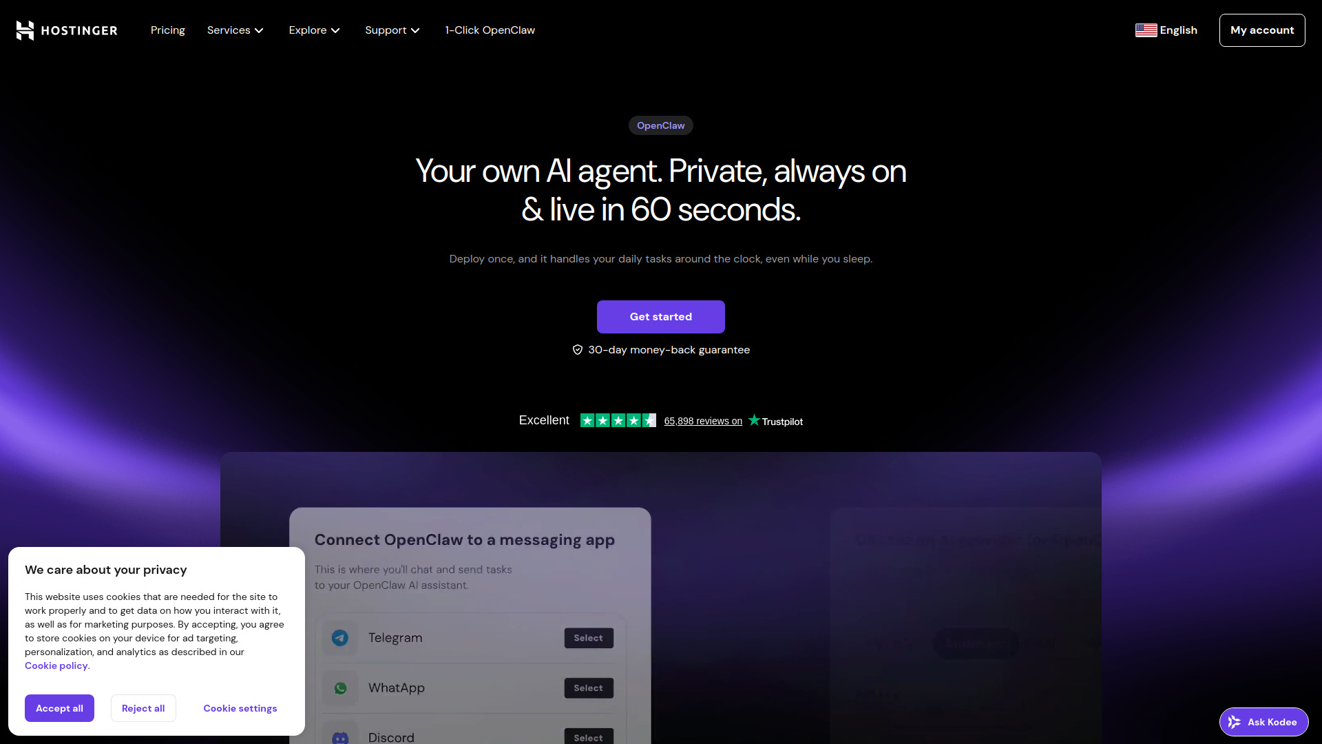 Hostinger | 1-Click OpenClaw
