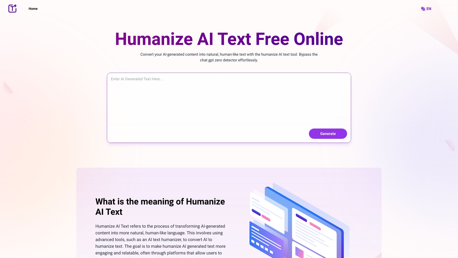 Humanize AI Text бесплатно онлайн — самая свежая информация о продукте,  последние цены и опции 2024 - GptDemo.Net