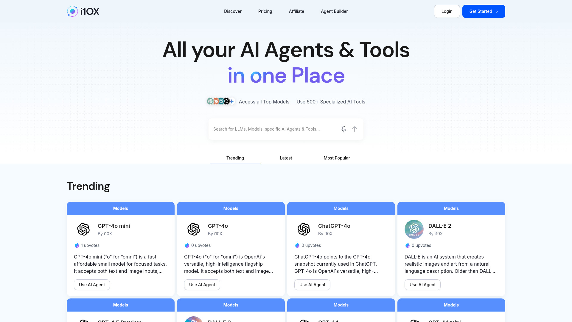 I10X: ChatGPT y más de 500 modelos y herramientas AI: ¡acceso completo desde solo $ 8!