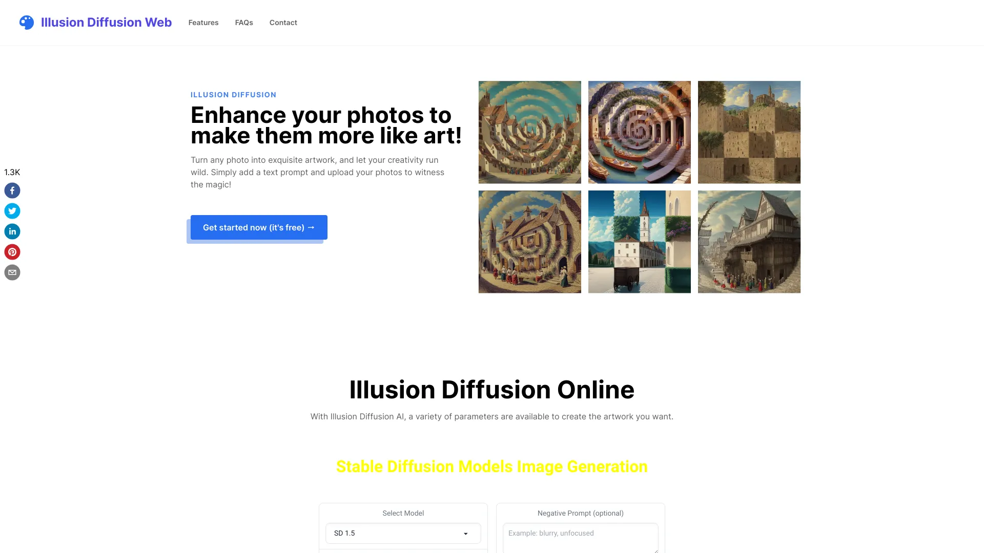 Illusion Diffusion Web