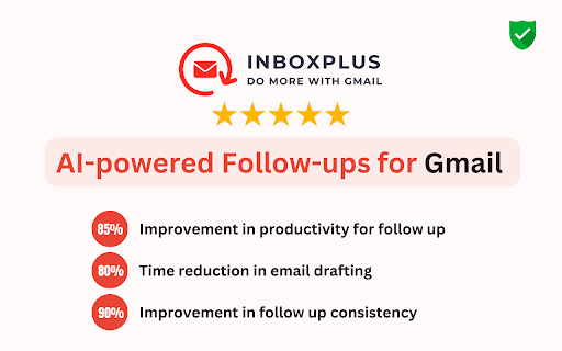 InboxPlus: AI powered Auto Followup for Gmail