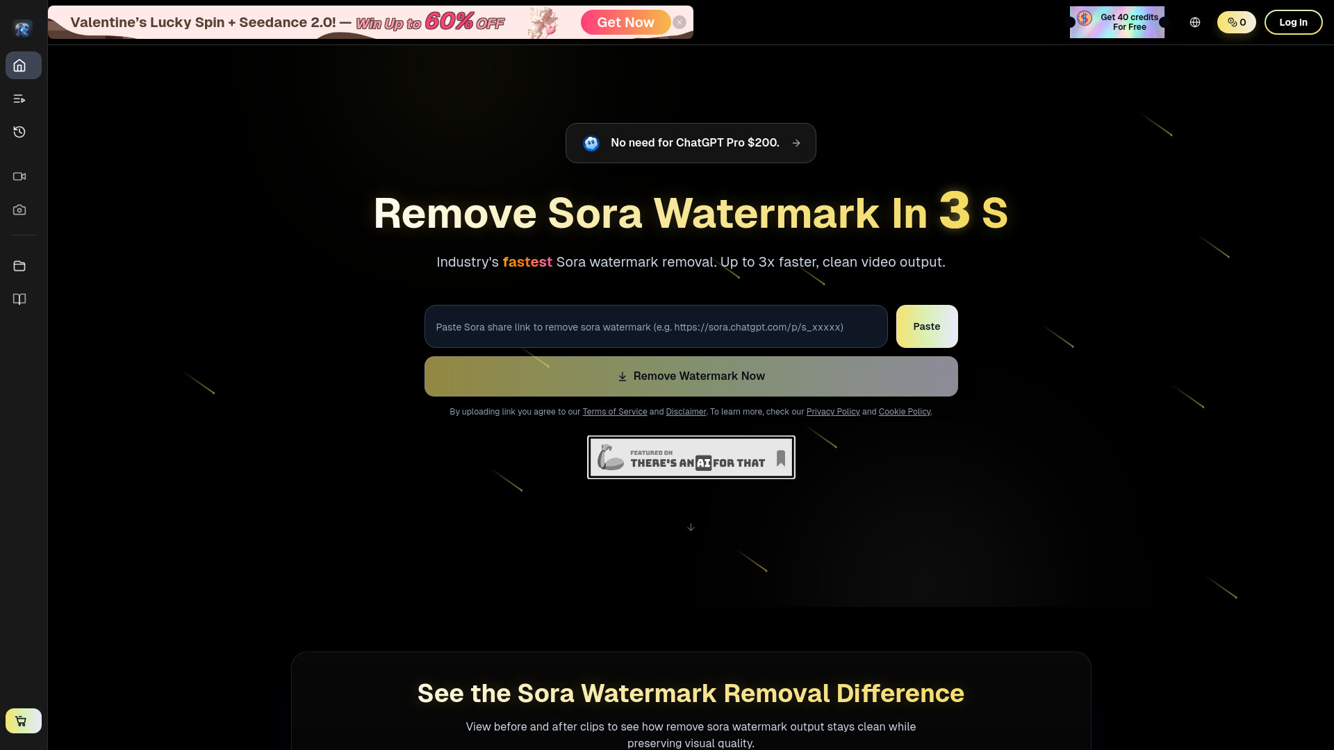 Industry's Fastest Sora Watermark Remover