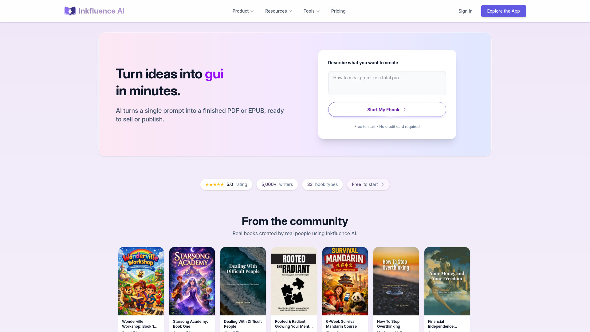 IA de influencia de tinta