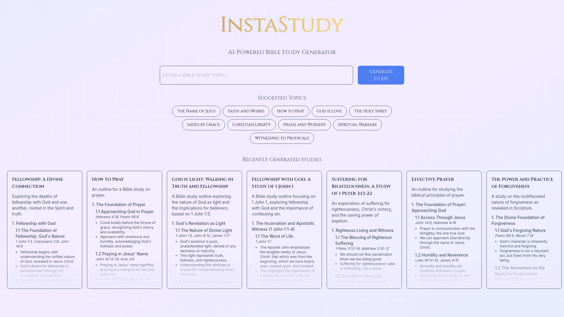 InstaStudy