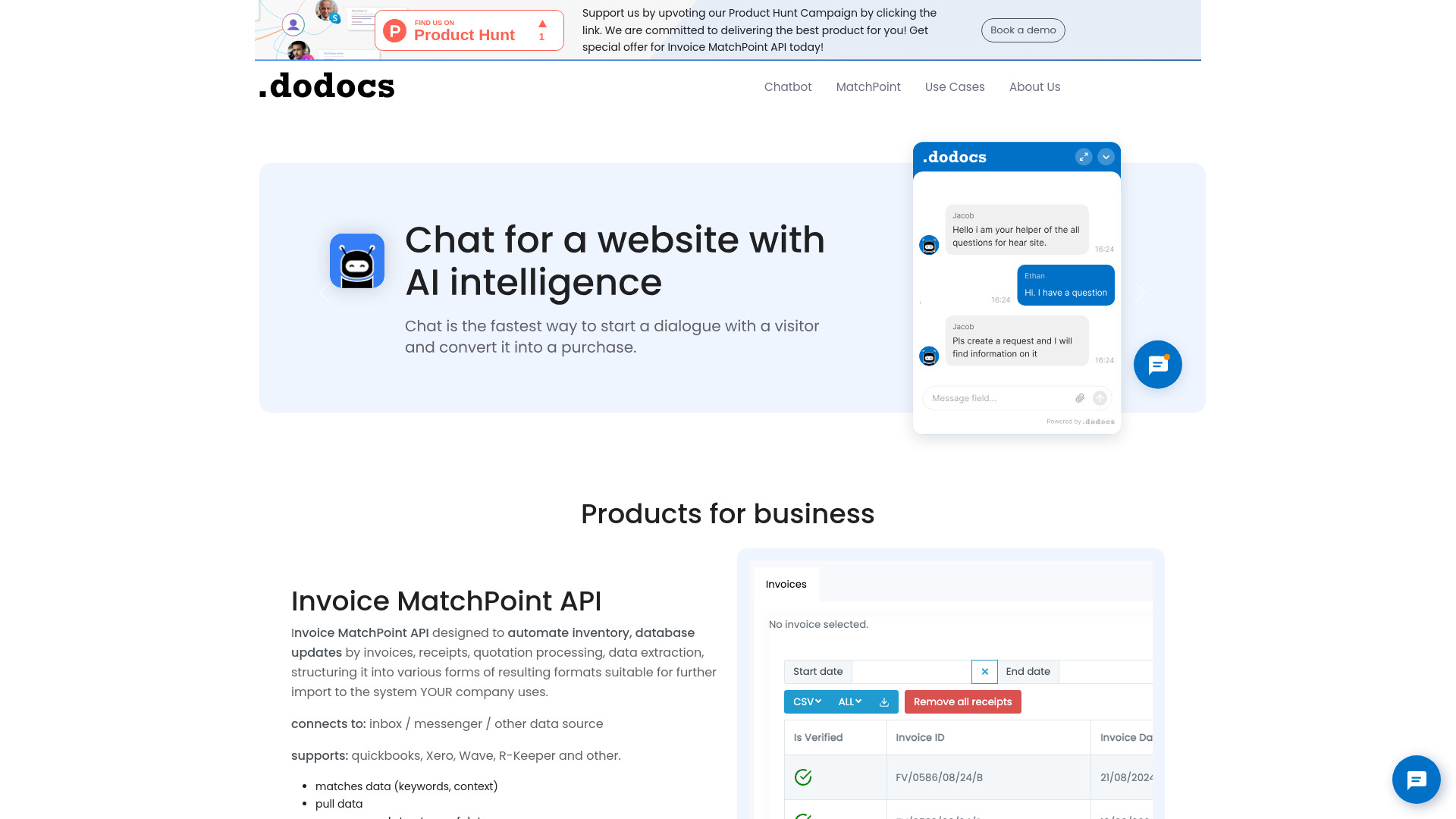 Invoice Matchpoint by .dodocs.AI