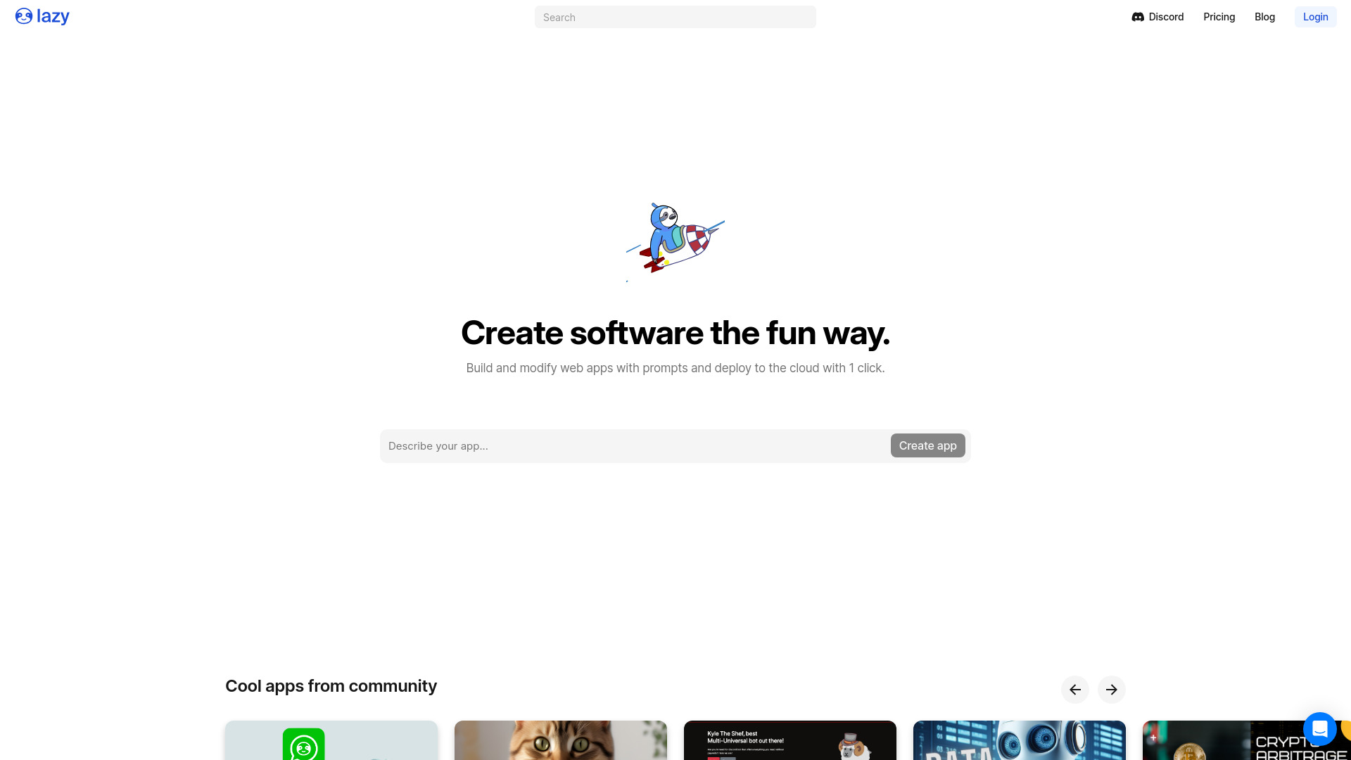 Lazy AI - Create software the fun way