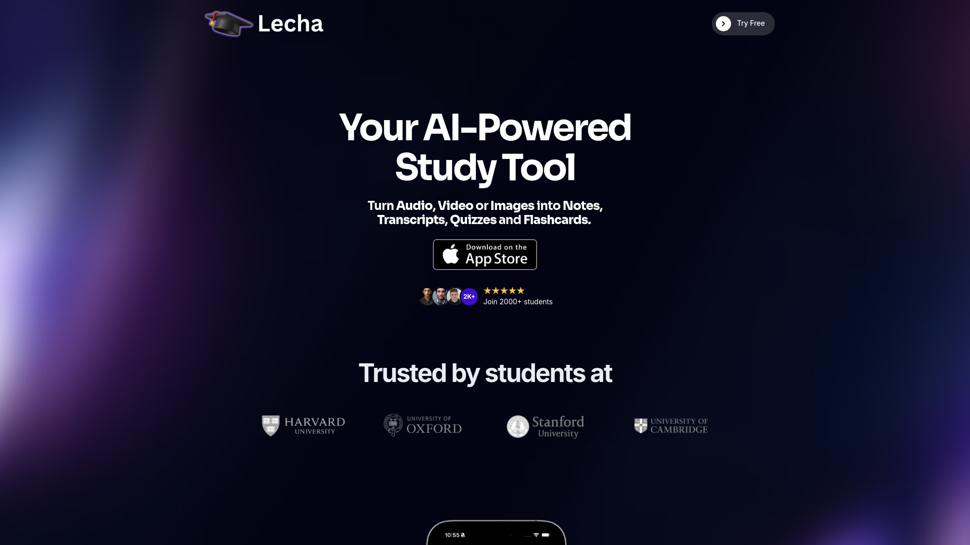 Lecha - Tomador de notas AI