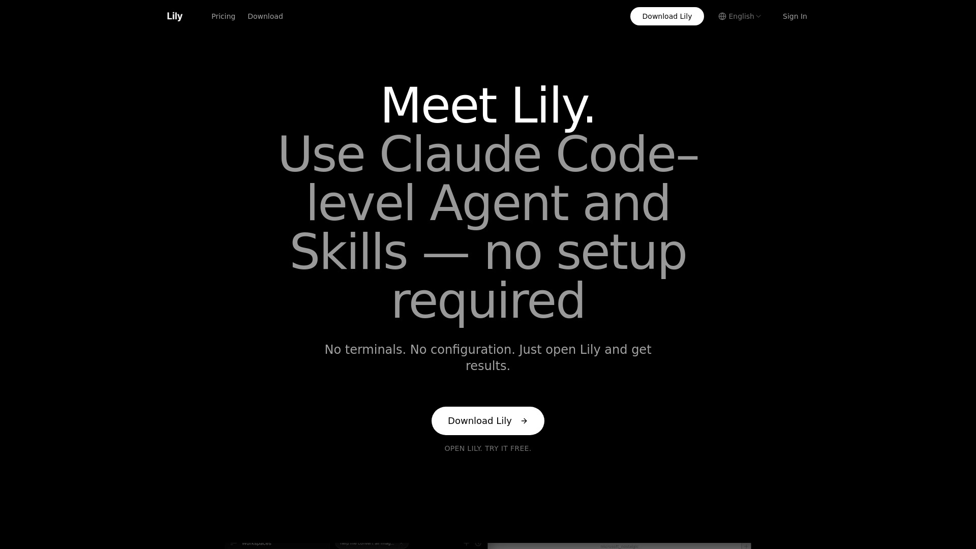 Lily：具有內置技能的 Crawdbot 級別代理，適用於非編碼人員