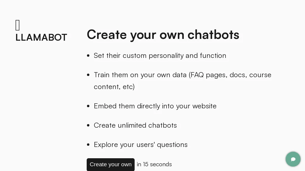 LLAMABOT -  top AI tools