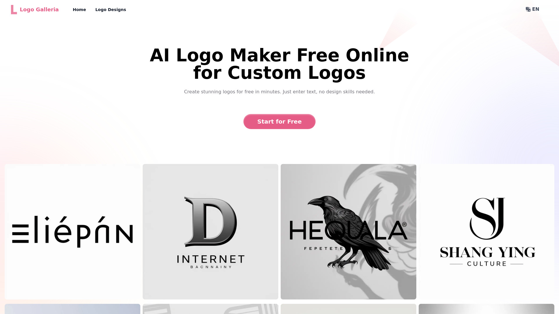 LogoGalleria: AI Logo Maker kostenlos online