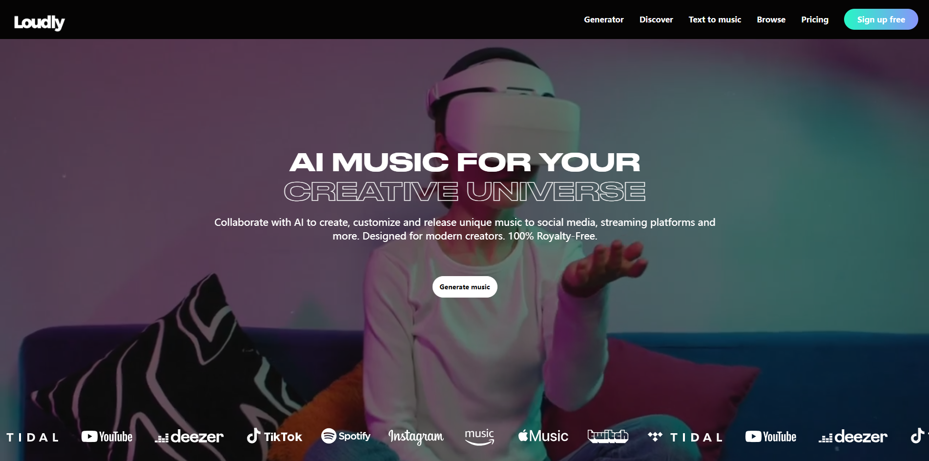 Generador de música ai ai ai