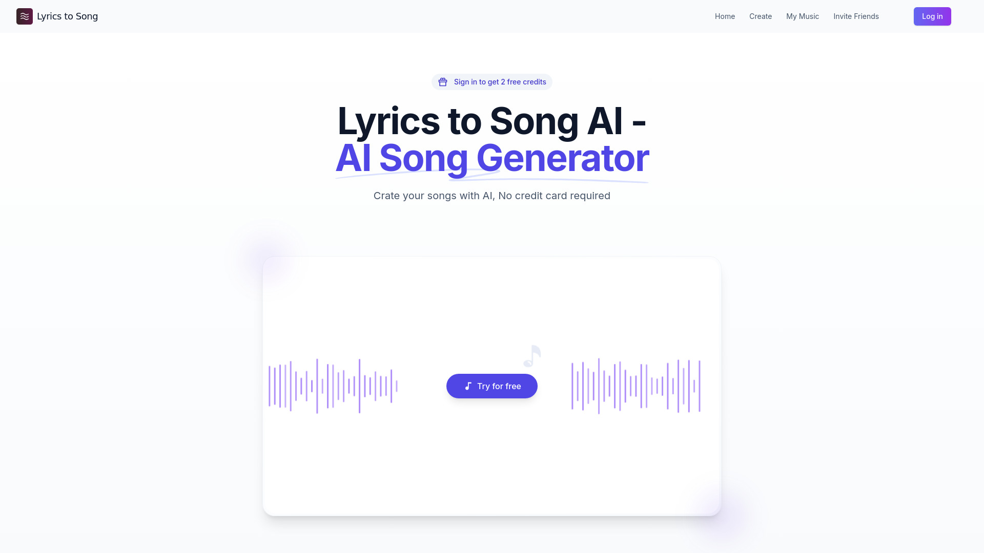 Lyrics To Song AI