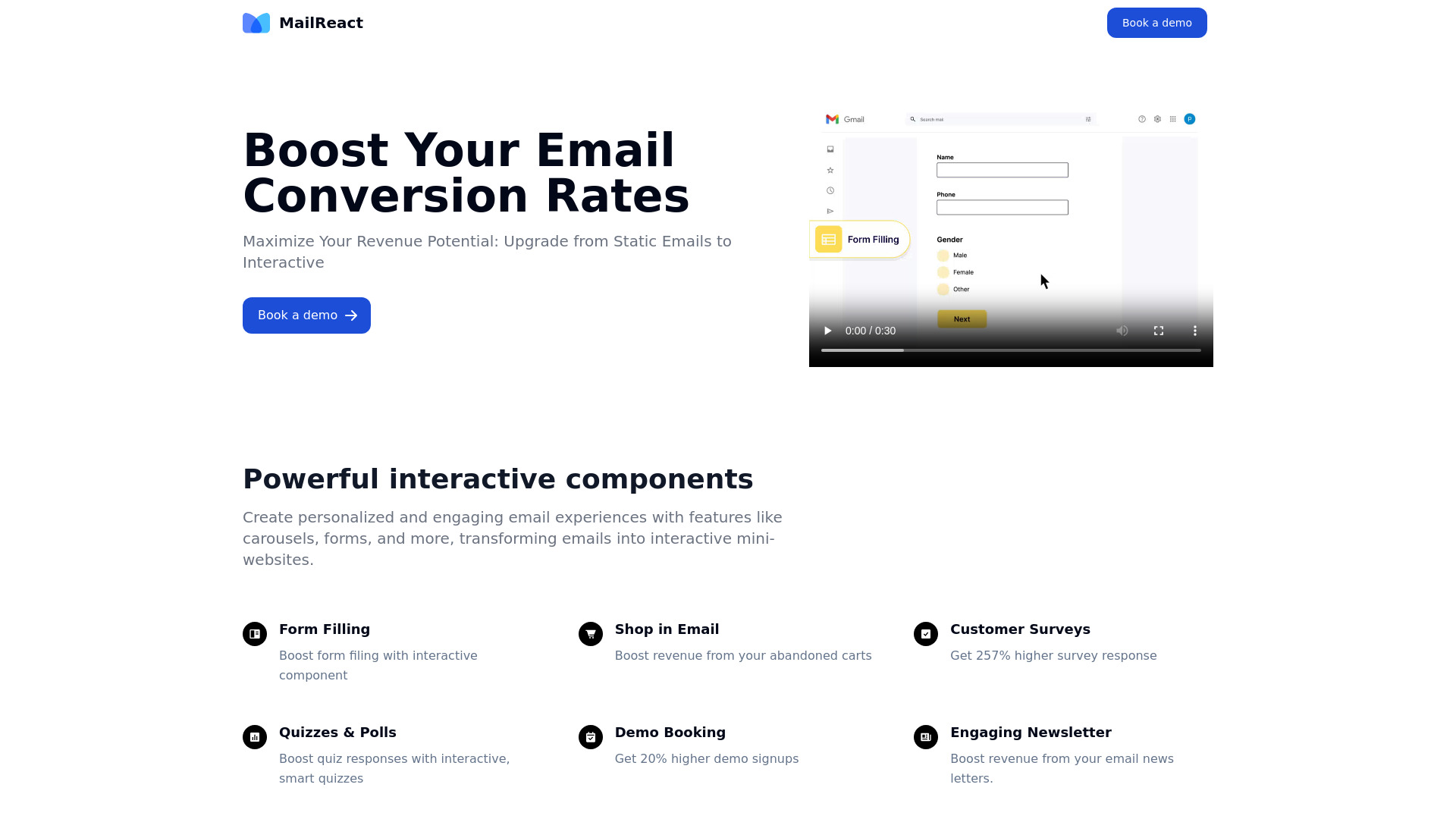 MailReact : Plateforme de messagerie interactive