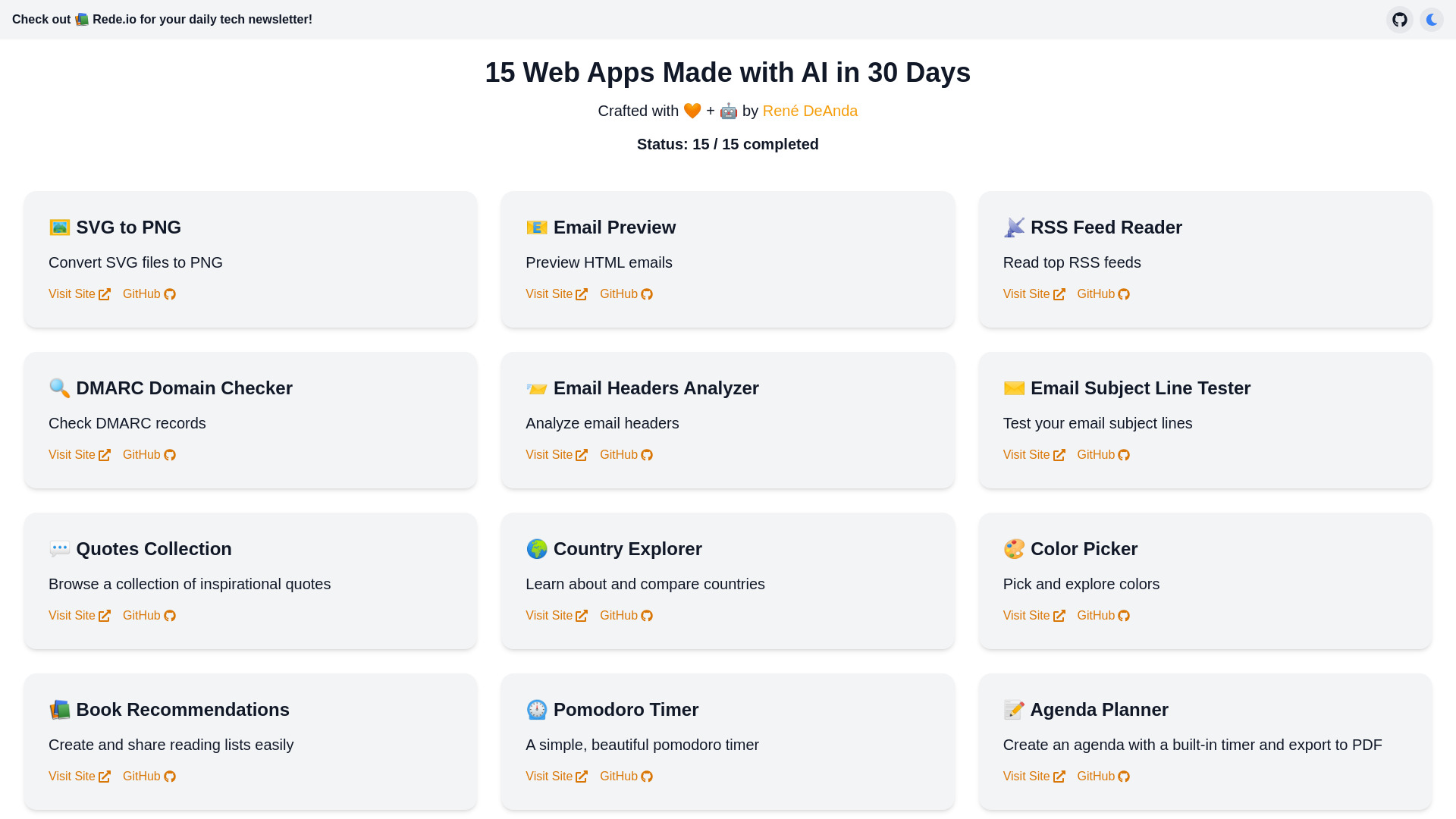 Makr.io – 15 Web-Apps in 30 Tagen