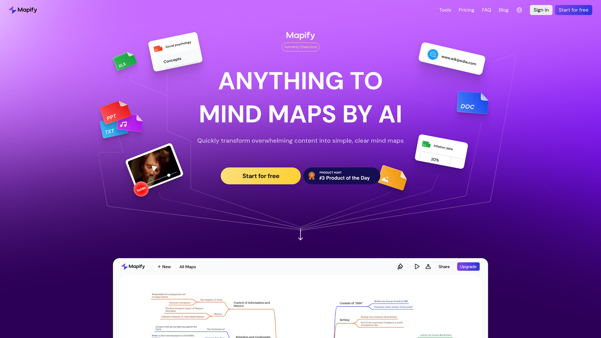 Mapify: AI के साथ माइंड मैप में कुछ भी