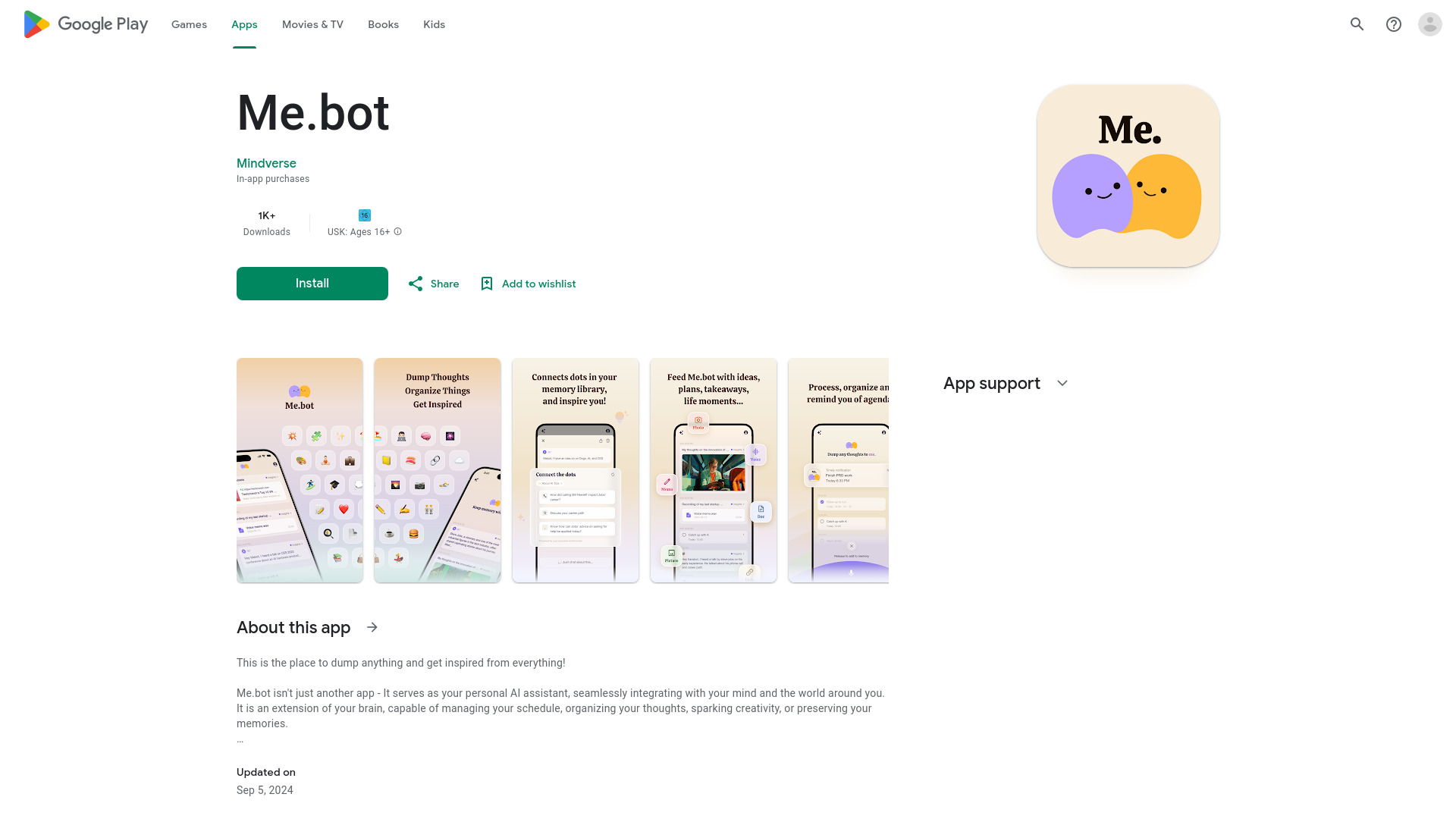 Me.bot pour Android