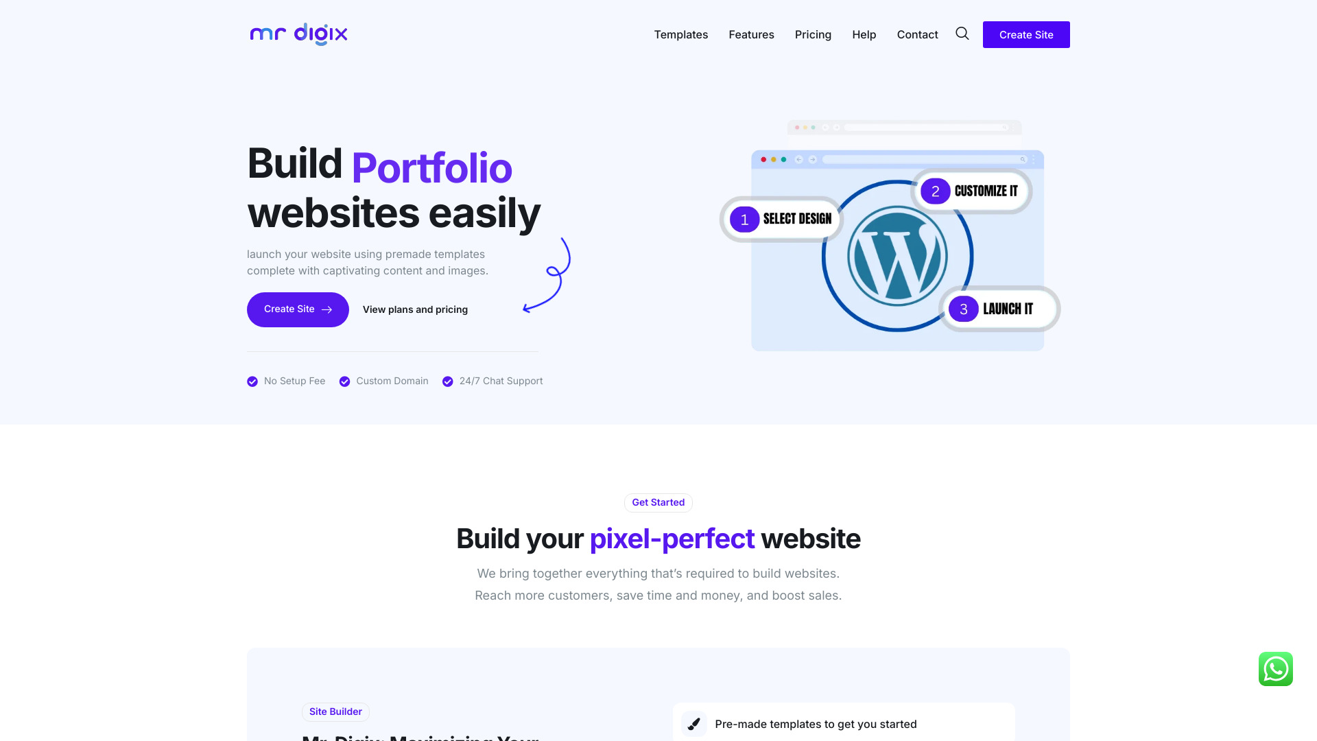 Mr. Digix: sitios web de WordPress listos para usar