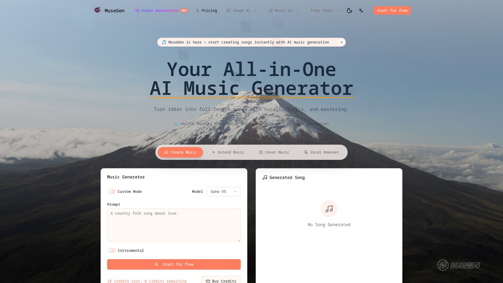 MuseGen | Gerador de música AI
