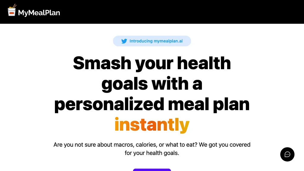 Mi plan de comidas