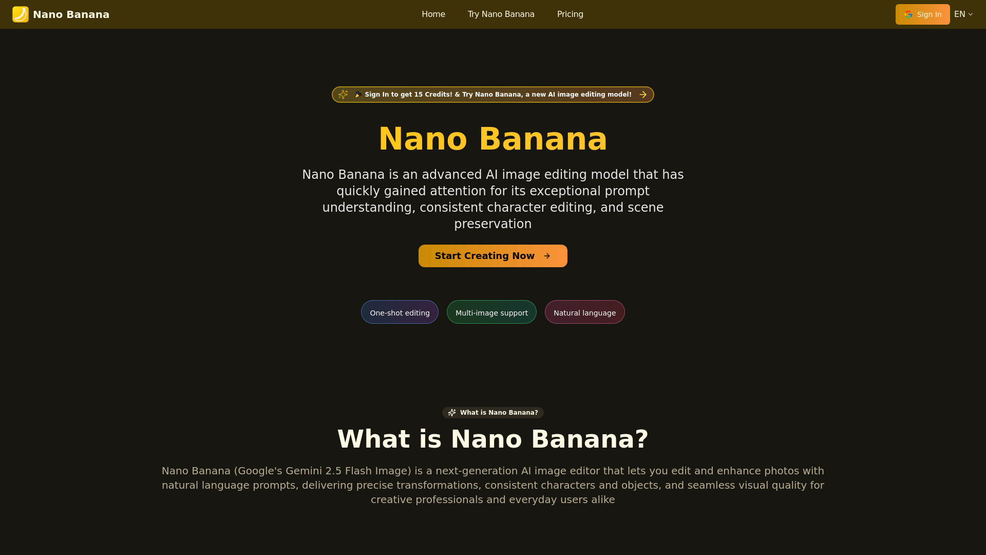 Nano Banana: editor de imagem de banana online gratuito de banana ai