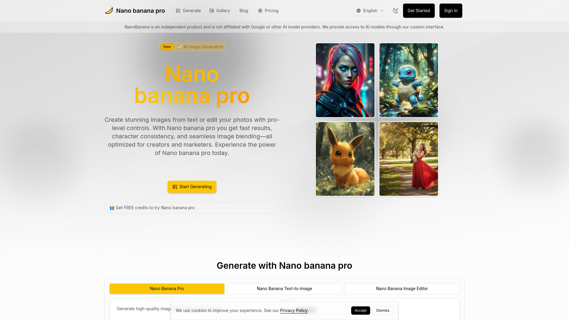 Nano Banan Pro – лучший инструмент для создания изображений AI