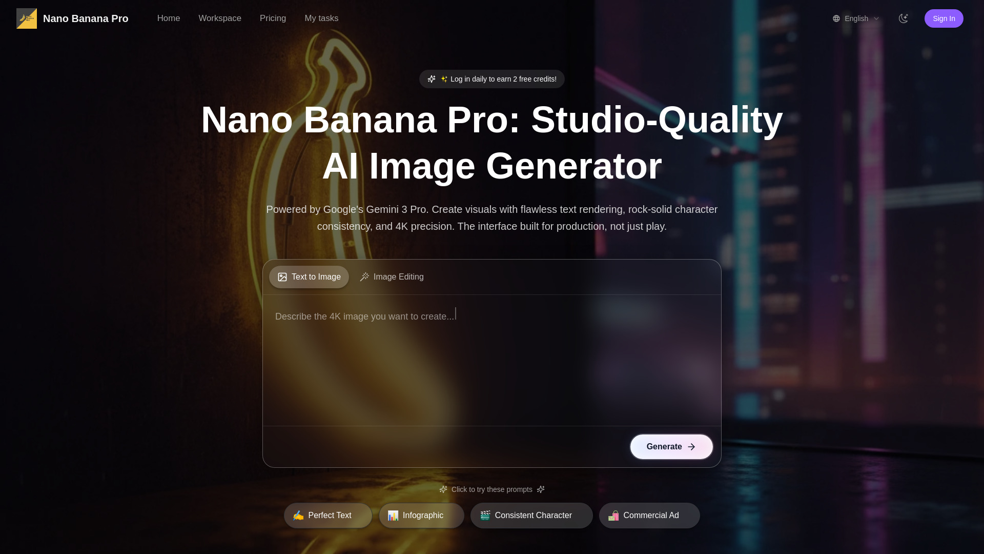 Nano Banana Pro | Build with the Next-Gen 4K AI Image Model