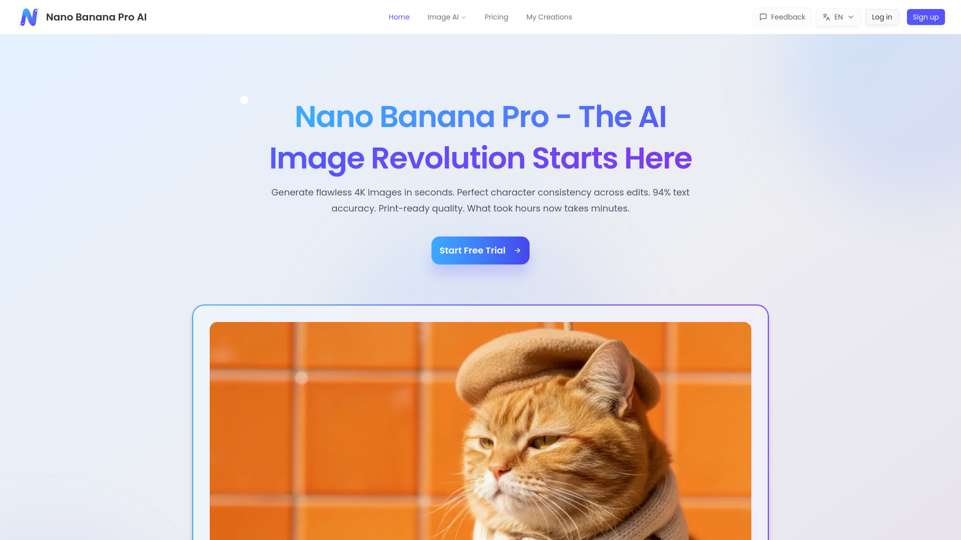 Nano Banana Pro - Next-Gen AI Image Generator & Editor | 4K Output