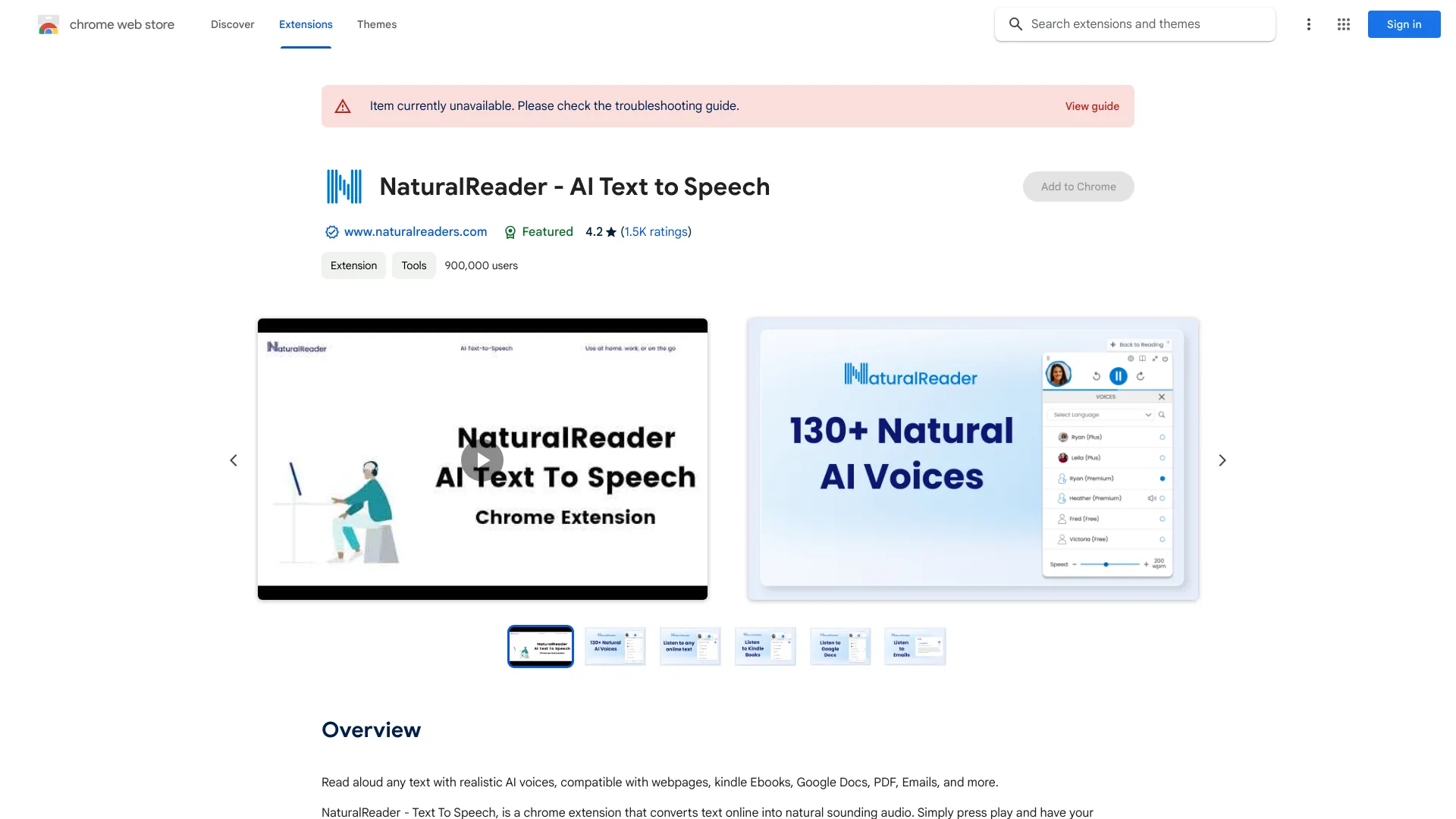 NaturalReader - AI 텍스트 음성 변환