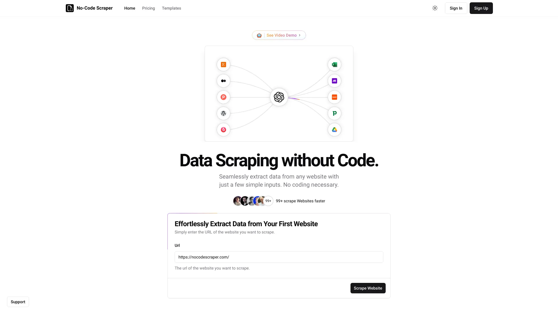 No-Code Scraper