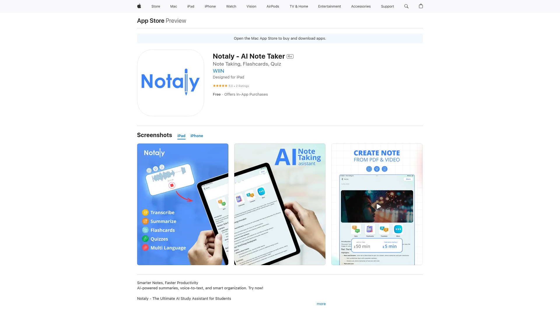 Notaly — искусственный интеллект для ведения заметок