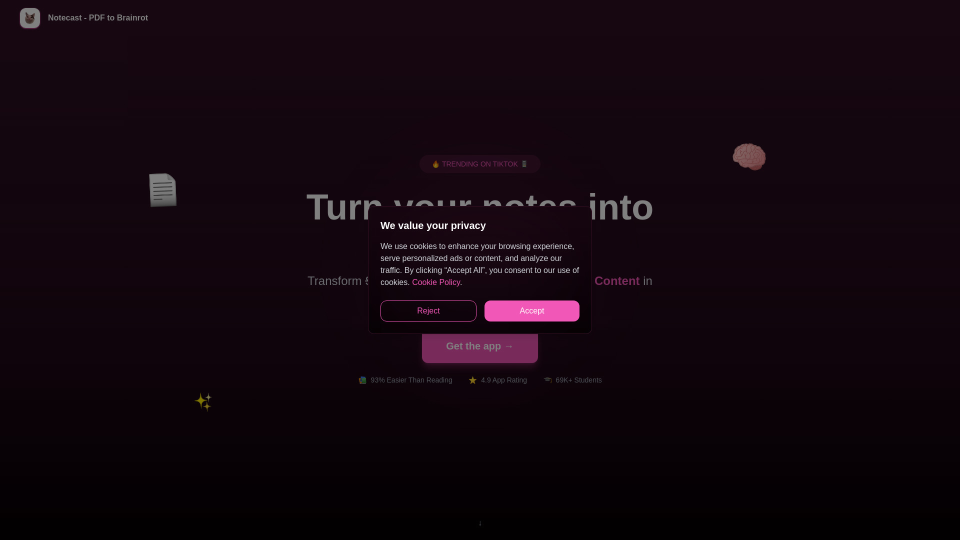 NOTESCAST -PDF to Brainrot