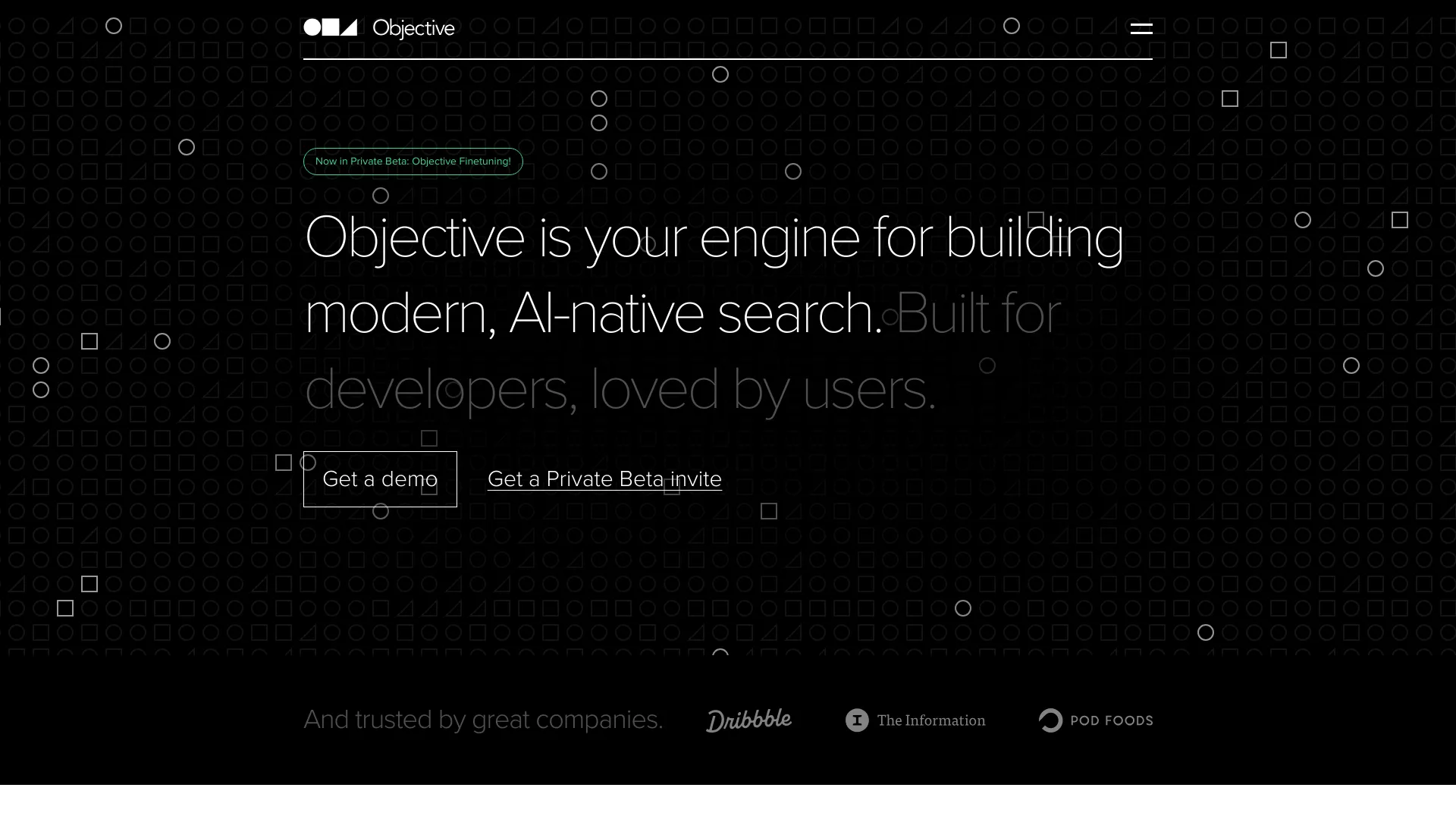 Objective Search API