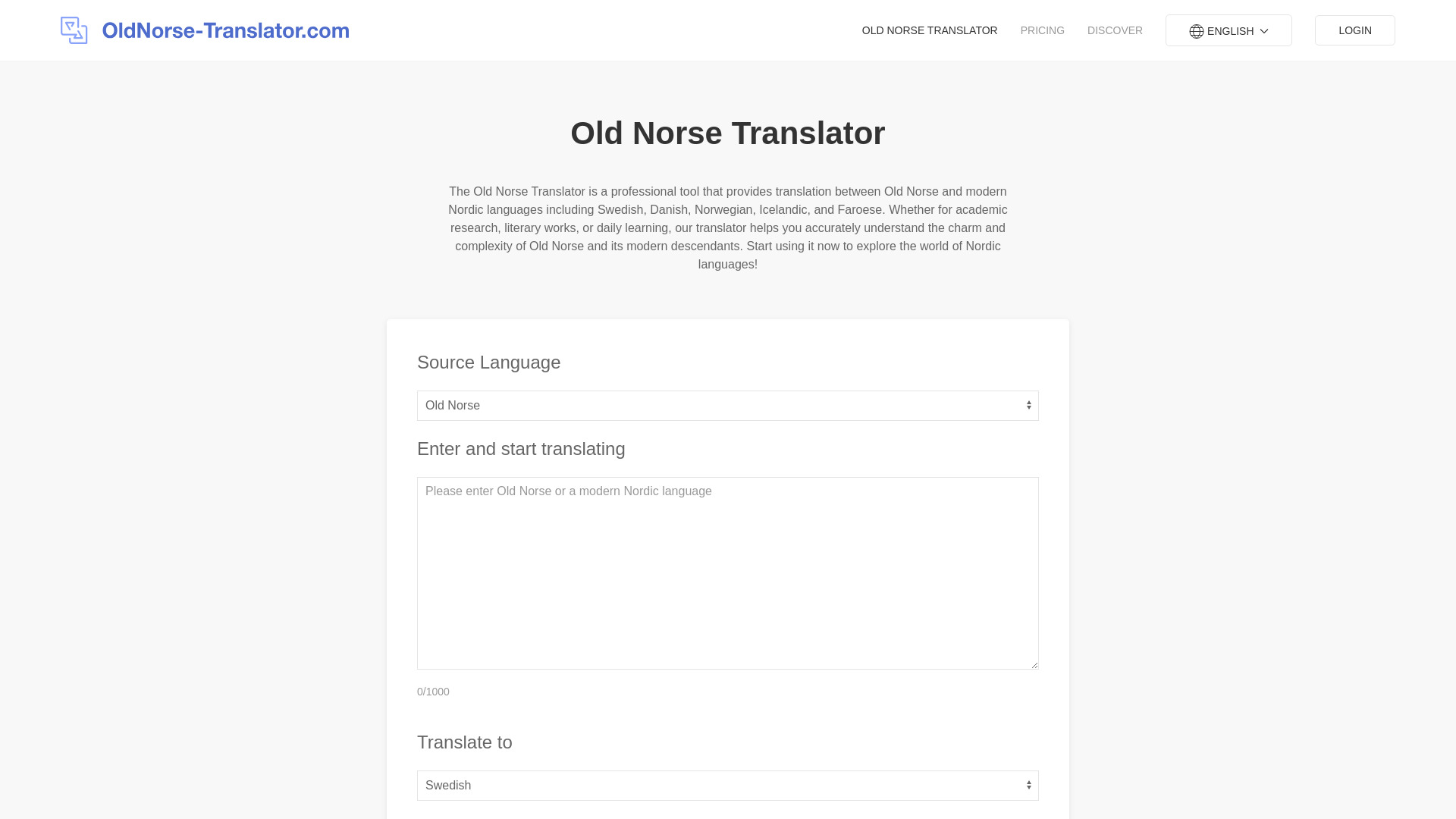 Old Norse Translator