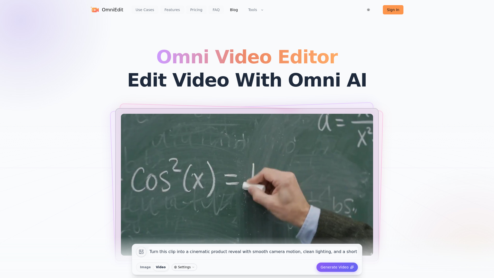 Omni Video Editor