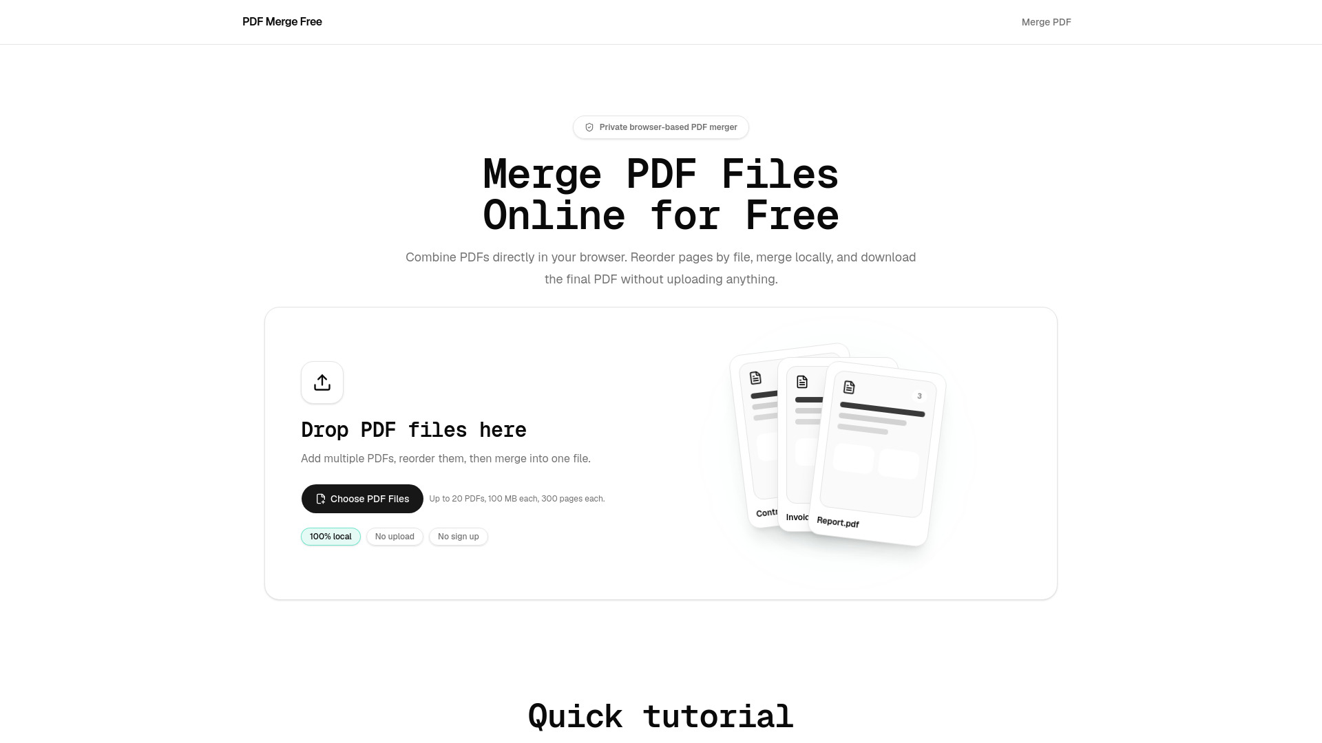 PDF Merge Free