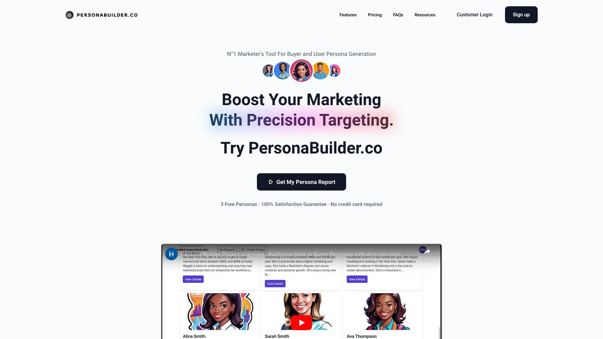 Personabuilder.co / ペルソナを構築する