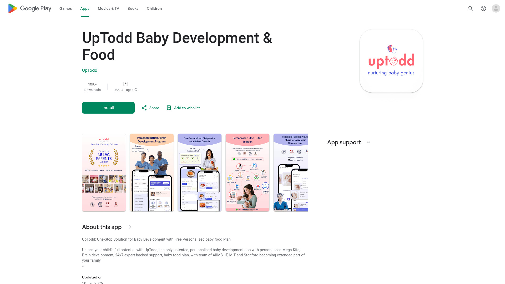 Personalised Baby Food App - Free