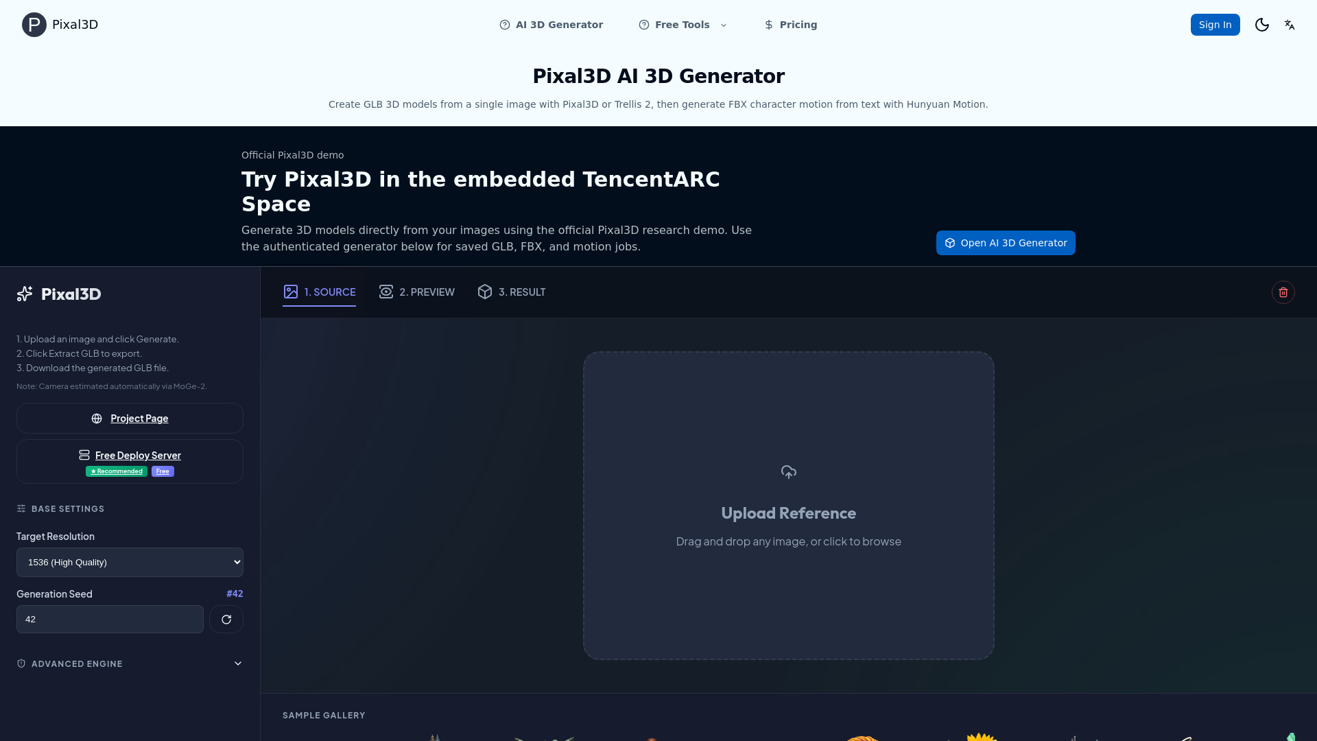 Pixal3d.ai