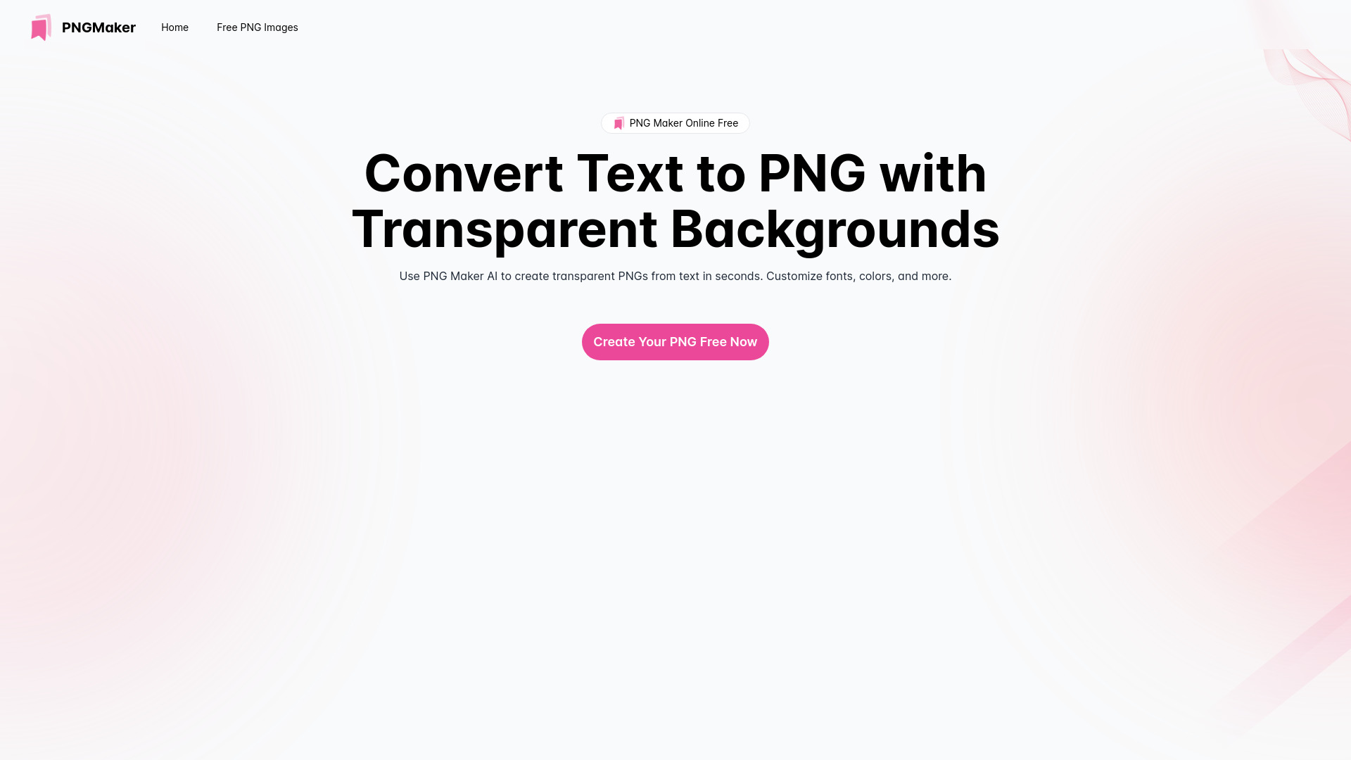 PngMaker.io: Text schnell in PNG konvertieren